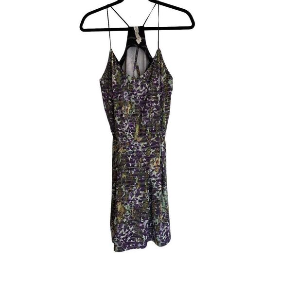 Lululemon City Summer Dress 6 Floral Sport Polka Dot Purple Racerback Pockets - Picture 1 of 5